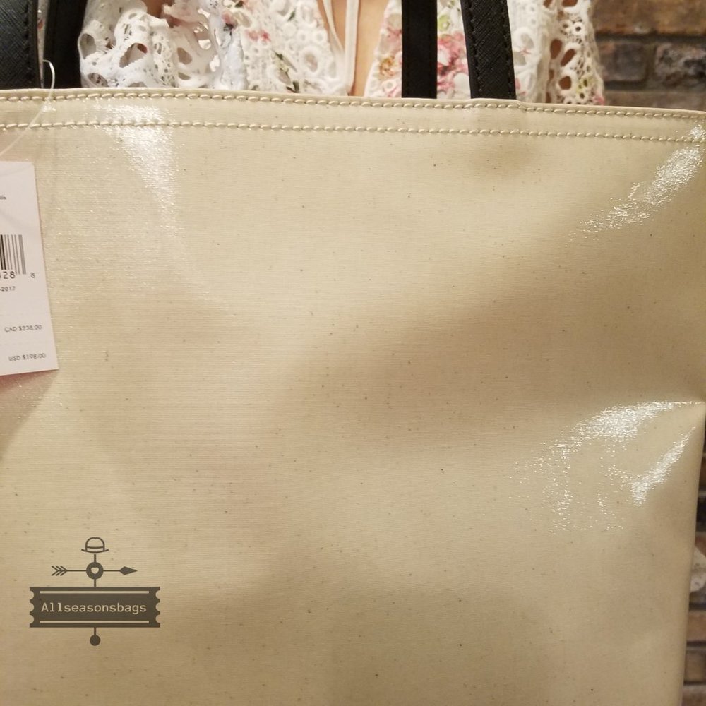 Kate spade Minnie Mouse Tote Francis White Black - Picture 5 of 8